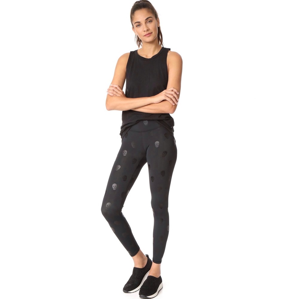 Terez | Skull Foil Printed Leggings Size S